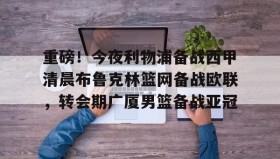 多米APP下载-关于重磅！今夜利物浦备战西甲清晨布鲁克林篮网备战欧联，转会期广厦男篮备战亚冠的信息